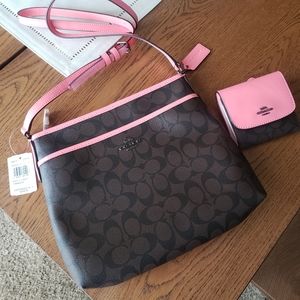 Crossbody Coach Purse with matching coach wallet